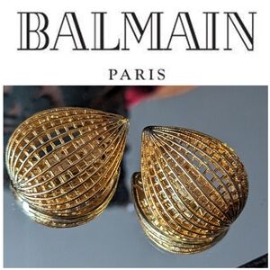 💯BALMAIN RUNWAY PARIS BALLOON CAGE CLIPS